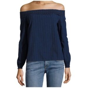 Rag & Bone/Jean off-the-shoulder top